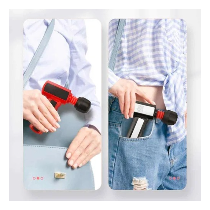 Pistola Masajeadora Muscular Rehabilitación Profesional 2vel - Imagen 5