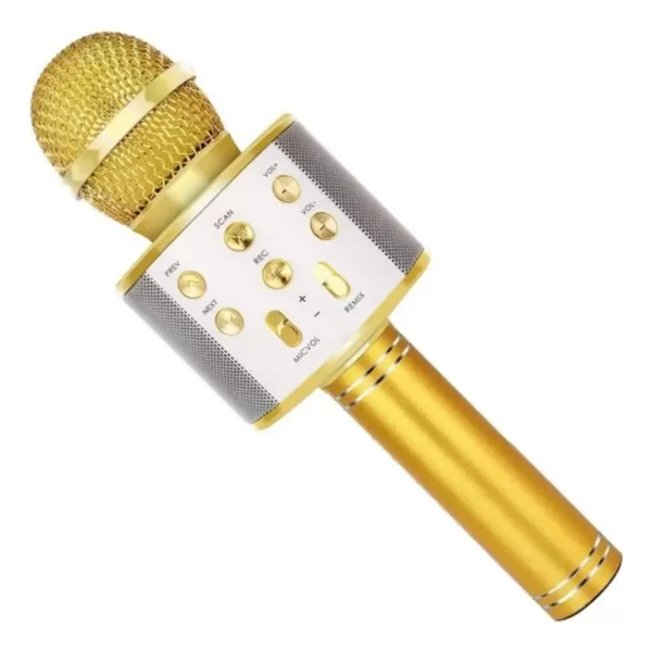 Microfono Karaoke Con Parlante Recargable Inalambrico Aitech