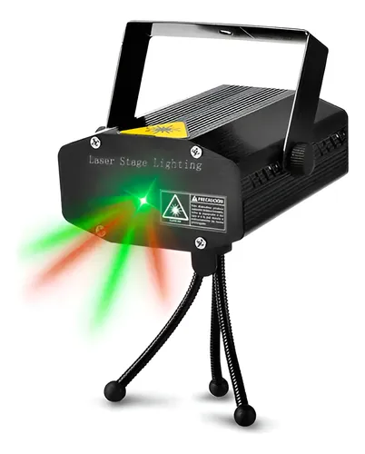 Proyector Láser Gadnic L41c Audiorrítmico 30m Rgb Trípode