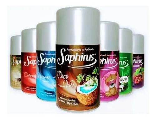 Pack De 6 Fragancias Saphirus Aerosol Cell-tronic Recoleta