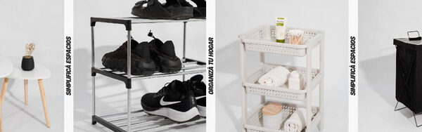 Organizador Zapatero Zapatillas Botinero Estantes Desarmable Negro