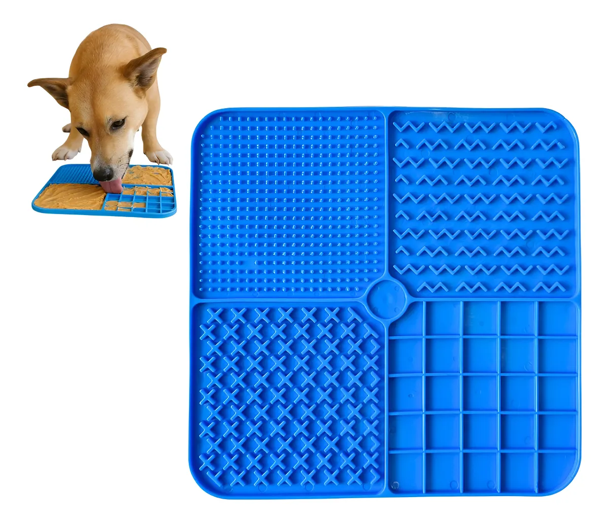Alfombra De Lamer Xl Antiansiedad Silicona Para Perros Gatos