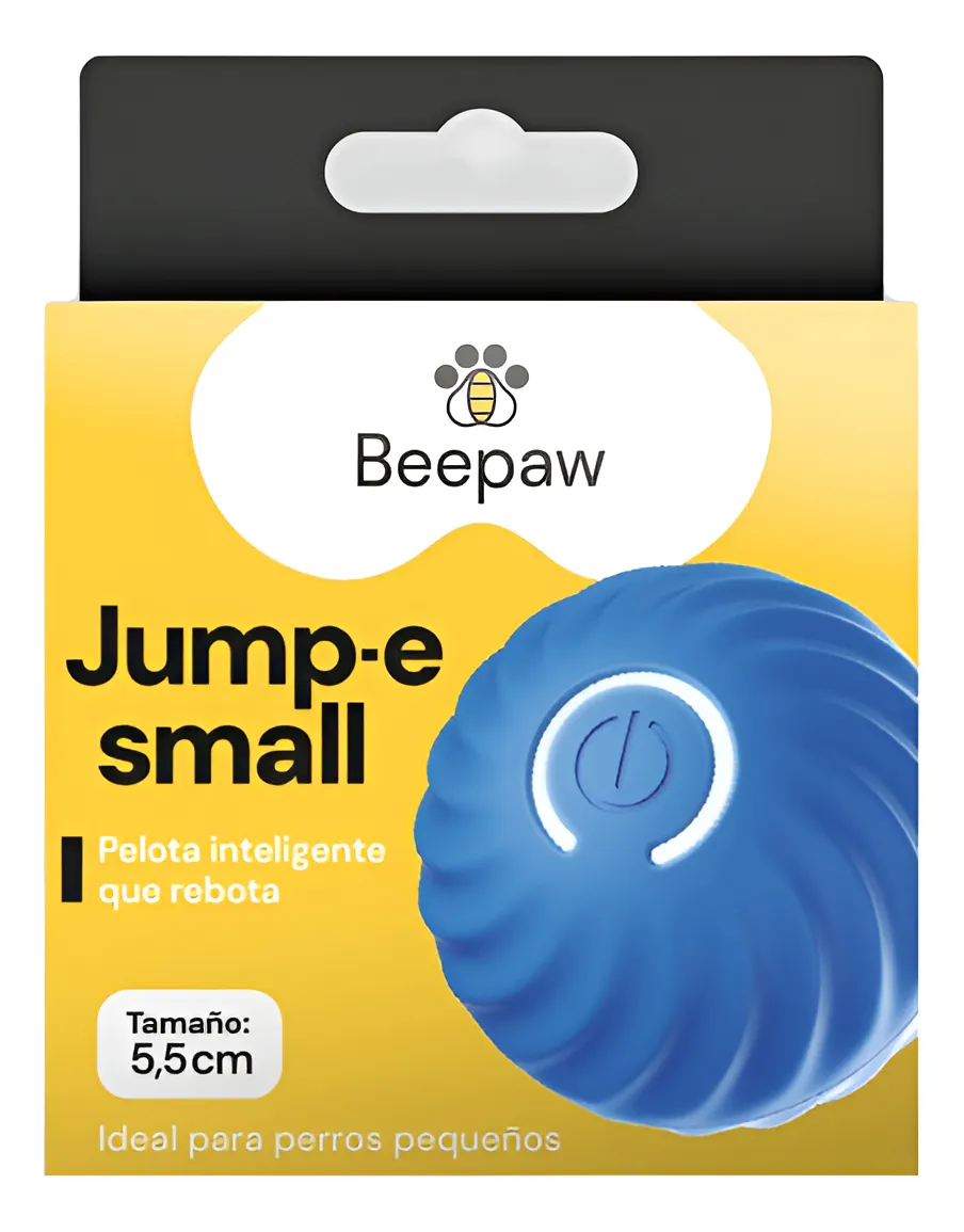 Pelota Interactiva Juguete Beepaw Jump-e Perros Pequeños Color Azul